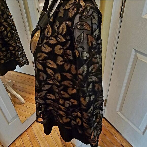 JOSEPH RIBCOFF TUNIC WITH SHEER OVERLAY - Picture 9 of 16